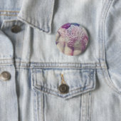 Roos woestijn ronde button 5,7 cm (In situ)