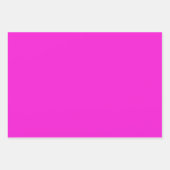  Roos Wrapping Paper Flat Sheet Set van 3 (Voorkant 2)