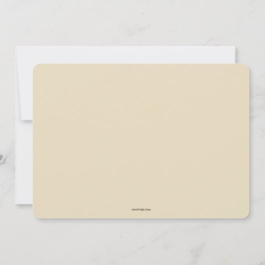 Roos Wreath Birthday Kaart (Achterkant)