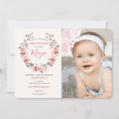 Roos Wreath First Rice Ceremony Kaart (Voorkant)