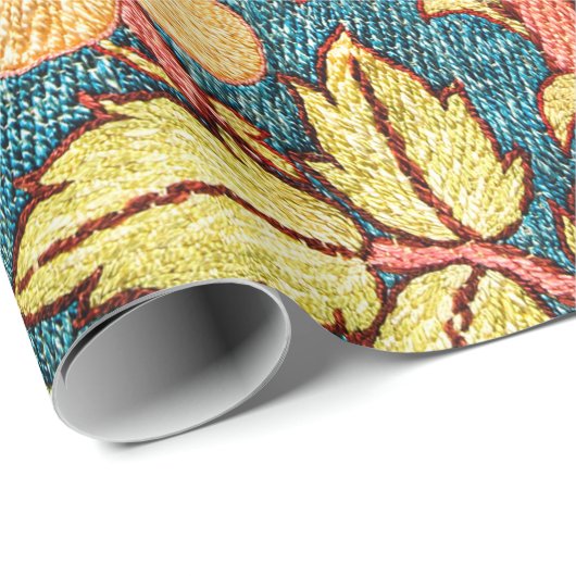 Roos Wreath van William Morris Cadeaupapier (Rol Hoek)