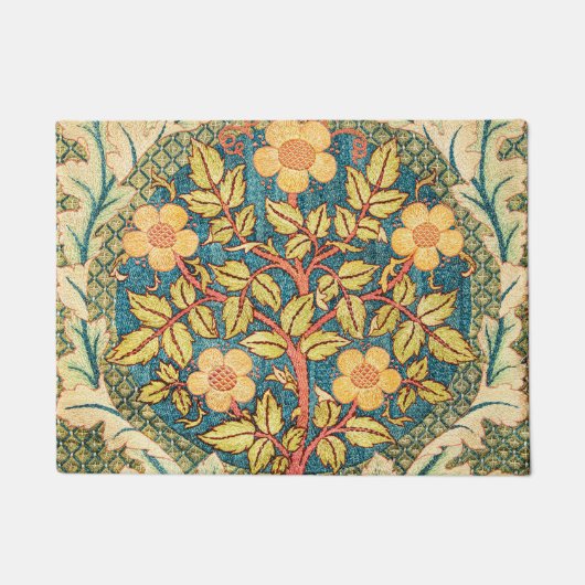 Roos Wreath van William Morris Deurmat (Voorkant)