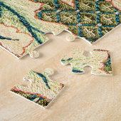 Roos Wreath - William Morris  Art Floral Legpuzzel (Zijkant)