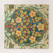 Roos Wreath - William Morris  Art Floral Legpuzzel (Horizontaal)