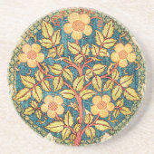 Roos Wreath William Morris  Art Onderzetter (Voorkant)