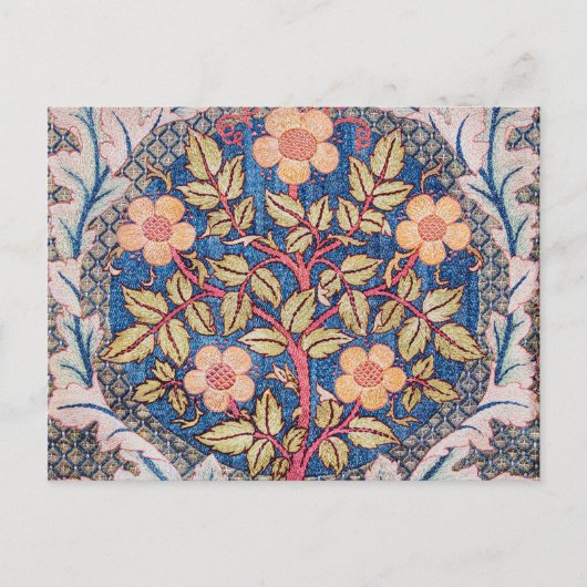 Roos Wreath, William Morris Briefkaart (Voorkant)