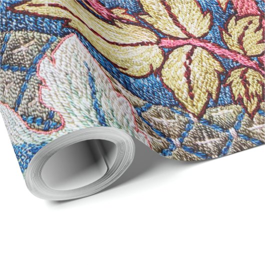 Roos Wreath, William Morris Cadeaupapier (Rol Hoek)