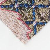 Roos Wreath, William Morris Fleece Deken (Hoek)