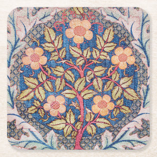 Roos Wreath, William Morris Kartonnen Onderzetters
