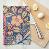 Roos Wreath, William Morris Theedoek (Quarter Fold)