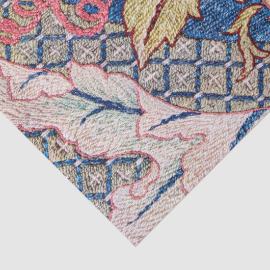 Roos Wreath, William Morris Tissuepapier (Detail)