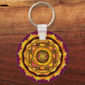 Roos Yantra Sleutelhanger (Voorkant)