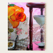 Roos, Zandloper en zakhorloge Planner (Achterkant)
