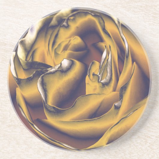 ROOS ZANDSTEEN ONDERZETTER (Voorkant)