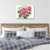 Roos | Zazzle_Growshop. Canvas Afdruk (Insitu (Slaapkamer))