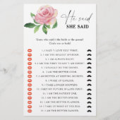 Roos: "Ze zei dat vrijgezellenfeest spel (Voorkant)