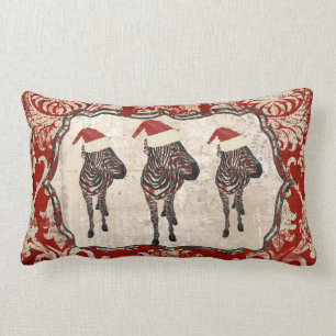 Roos Zebra Kerstmis MoJo Pillow Kussen