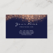 Roos zeemacht Glitter Makeup Artist Lashes Visitekaartje (Achterkant)