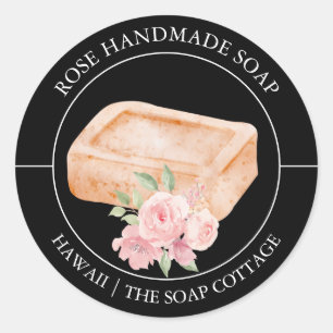 Roos Zeeplabel Ronde Sticker