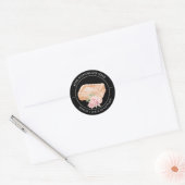 Roos Zeeplabel Ronde Sticker (Envelop)
