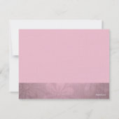 Roos zwaaien Flat Dank je wel Bedankkaart (Achterkant)