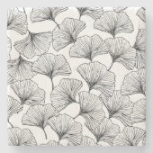 roosblaadjes stenen onderzetter (Voorkant)