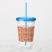Roosbol Cupbloemen Acryl Drinkbeker (Rechts)