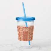 Roosbol Cupbloemen Acryl Drinkbeker (Links)