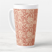 Roosbolbekerbloemen Latte Mok (Linkerhoek)