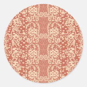Roosbolbekersbloemen Ronde Sticker