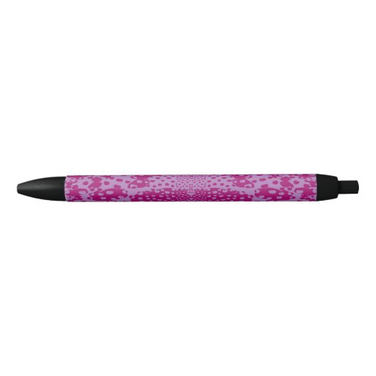 Roosbollen Rozen Zwarte Inkt Pen (Voorkant)