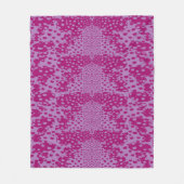 Roosbollenrozen Fleece Deken (Voorkant)