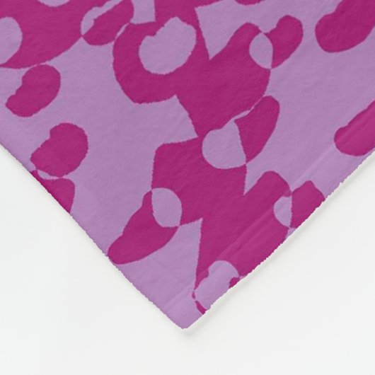 Roosbollenrozen Fleece Deken (Hoek)