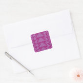 Roosbollenrozen Vierkante Sticker (Envelop)