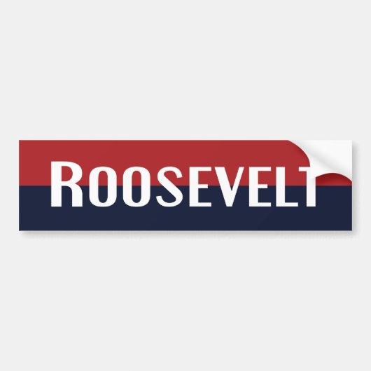 Roosevelt 1940 Bumpersticker (Voorkant)