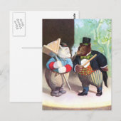 Roosevelt Bears on the Vaudeville Stage Briefkaart (Voorkant / Achterkant)