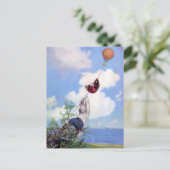 Roosevelt Beren Afstammen van Hot Air Ballon Briefkaart (Staand voorkant)