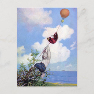 Roosevelt Beren Afstammen van Hot Air Ballon Briefkaart