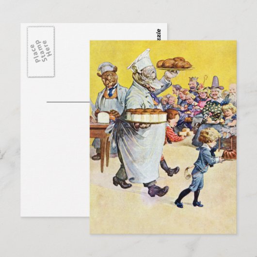 Roosevelt Beren Buttery Bakery Briefkaart (Voorkant / Achterkant)