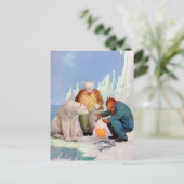 Roosevelt Beren gaan Gevist in Alaska Briefkaart (Staand voorkant)
