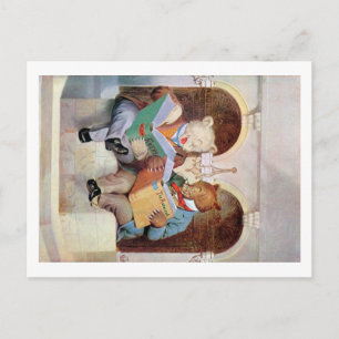 Roosevelt Beren in de Openbare Bibliotheek Briefkaart