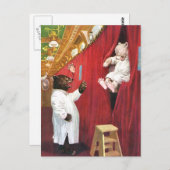 Roosevelt Beren op een trein met slaapwagen Briefkaart (Voorkant / Achterkant)