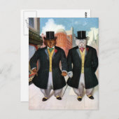 Roosevelt Beren over de stad in New York Briefkaart (Voorkant / Achterkant)