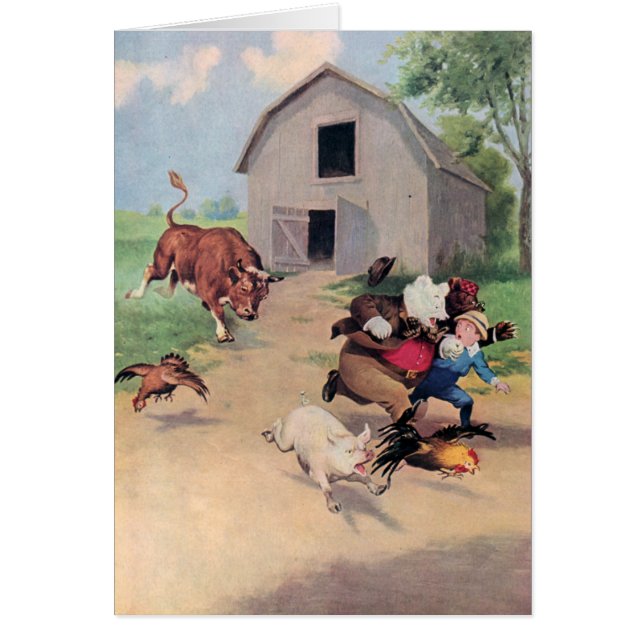 Roosevelt Beren Run from A Bull Down op het Boerde (Voorkant)