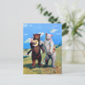 Roosevelt Beren uit in het Amerikaanse Westen Briefkaart (Staand voorkant)