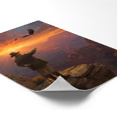 Roosevelt bij de Grand Canyon Poster (Hoek)