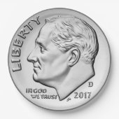 Roosevelt Bord Dime Paper (Voorkant)