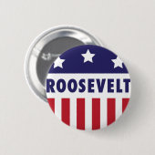 Roosevelt  Campagn Logo Ronde Button 5,7 Cm (Voorkant /achterkant)