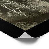 Roosevelt Dam Overflow Foto 1916 Poster (Hoek)