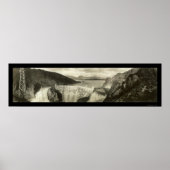 Roosevelt Dam Overflow Foto 1916 Poster (Voorkant)